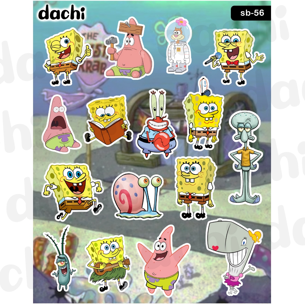 

Dachi Sticker Spongebob SB-56 Peel Off