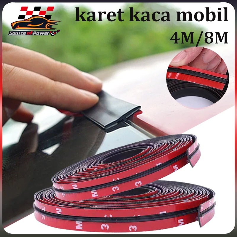 karet kaca mobil kaca mobil 8Meter karet kaca depan mobil 14MM/19MM  Karet List Kaca Mobil Universal