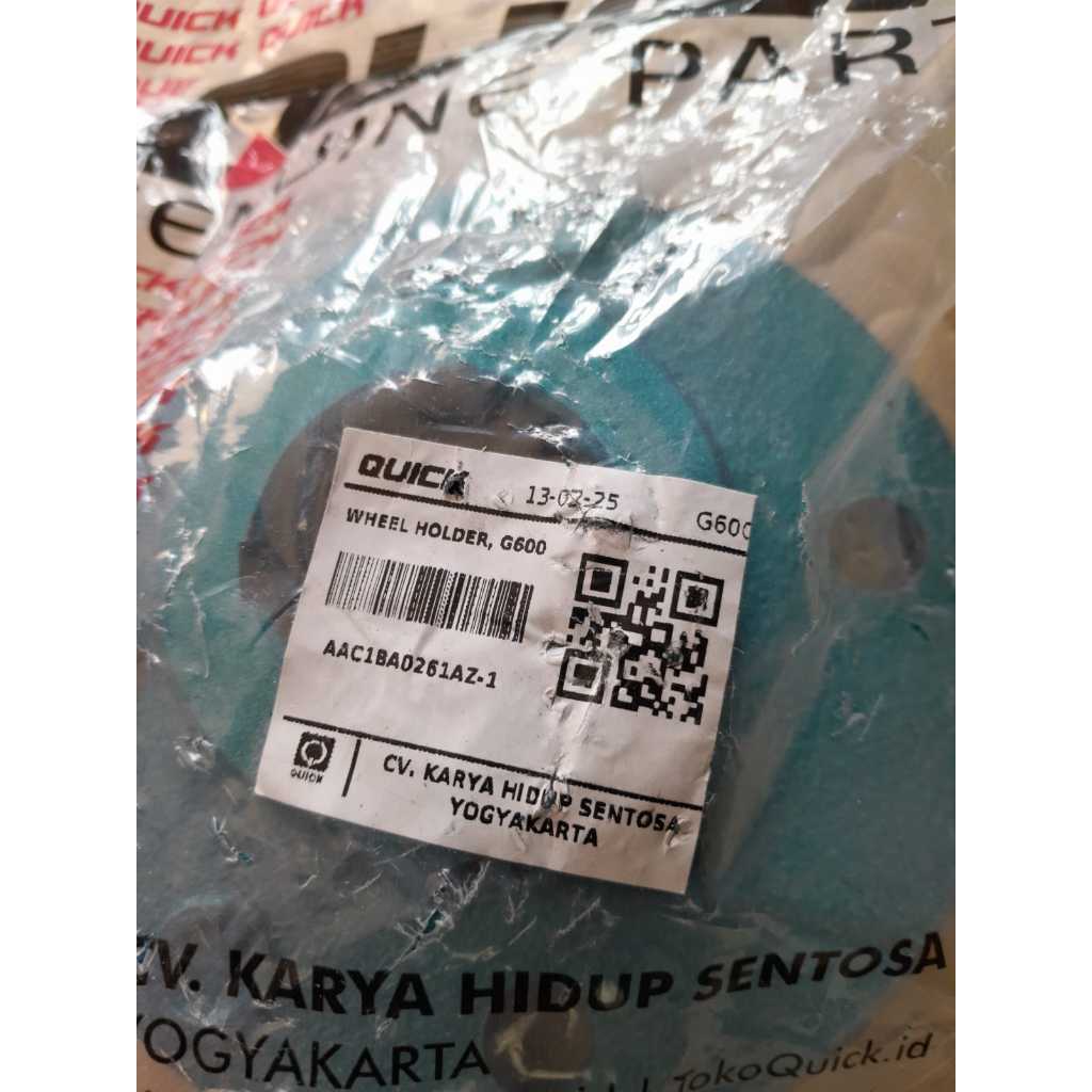 G600 Dudukan Roda Besi Roda Karet Traktor Quick Wheel Holder Asli Quick