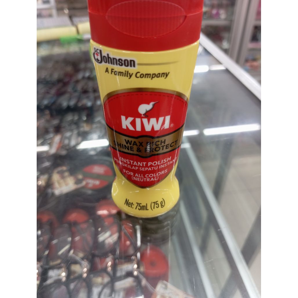 Semir Sepatu Cair KIWI Netral 75ml | pembersih sepatu