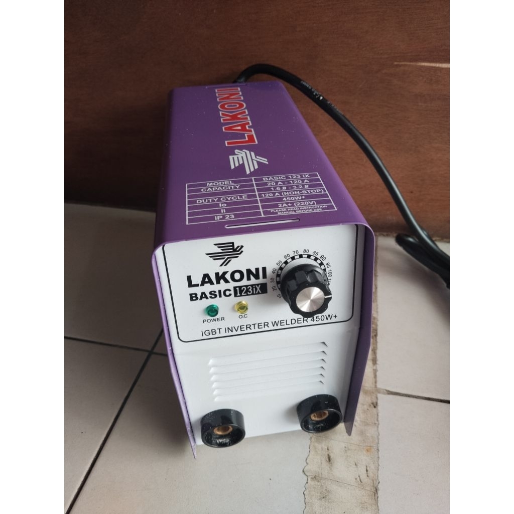 Mesin Las Lakoni IGBT Inverter 450W+ Basic Line