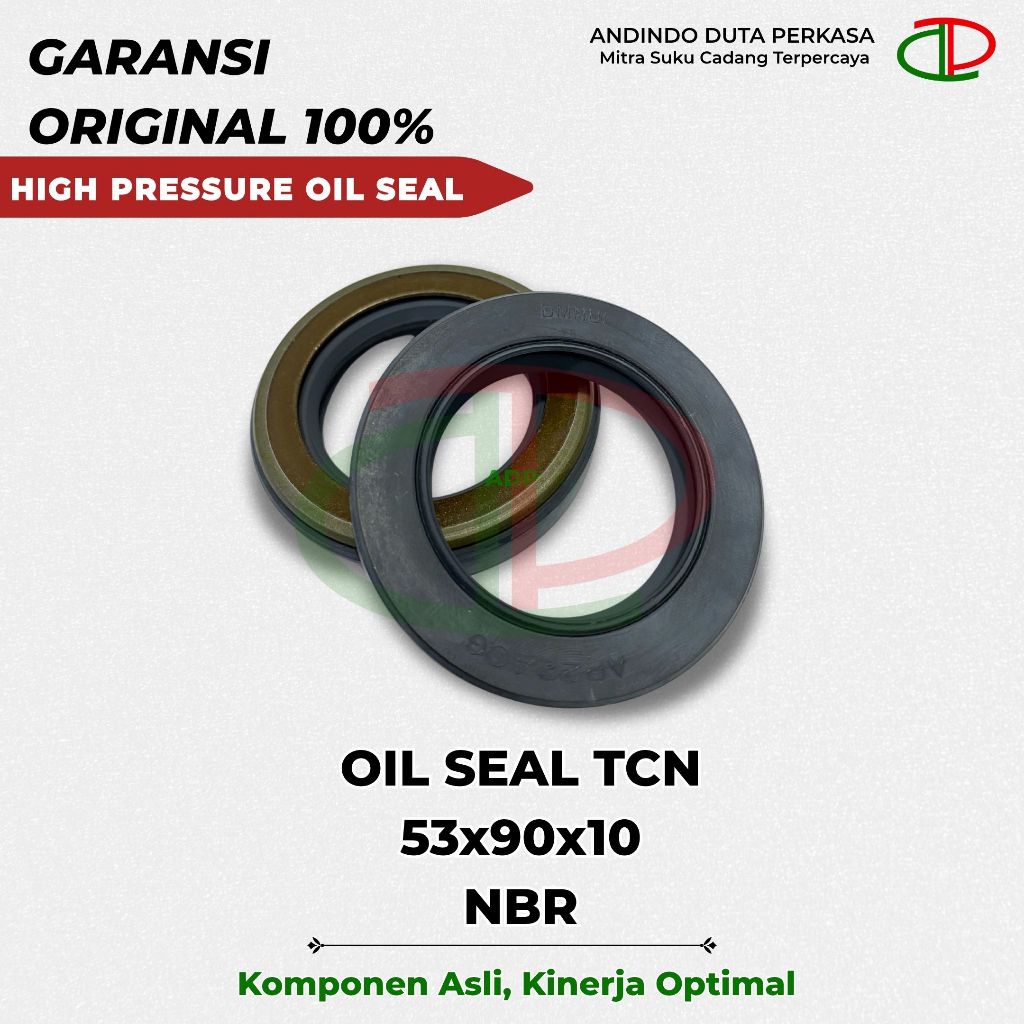 OIL SEAL TCN 53x90x10 NBR / Oli Sil TCN NBR / Oil Seal Original / Seal Oli Material NBR