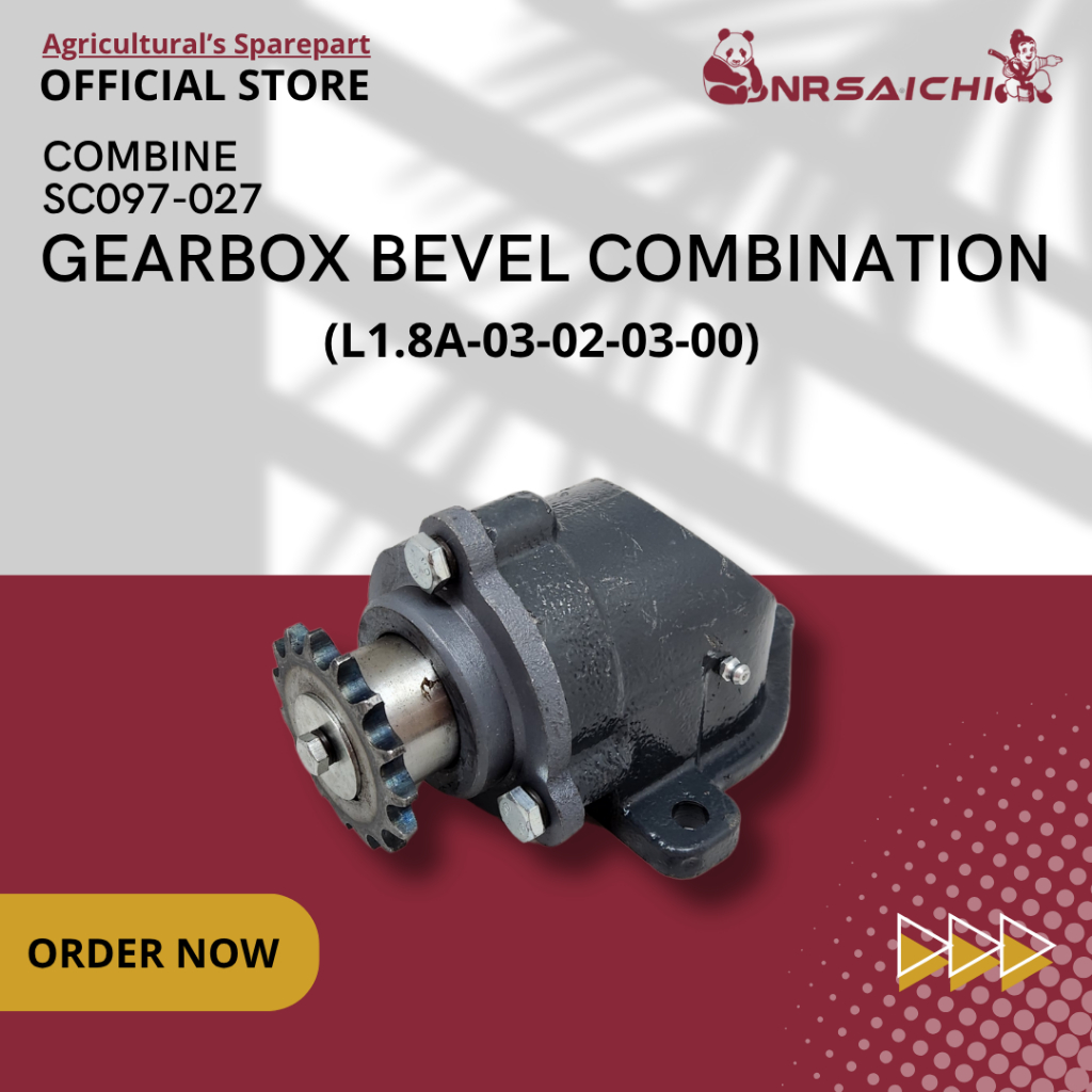 Gearbox Combine Gearbox Bevel Combination Sparepart Combine Harvester NR Saichi