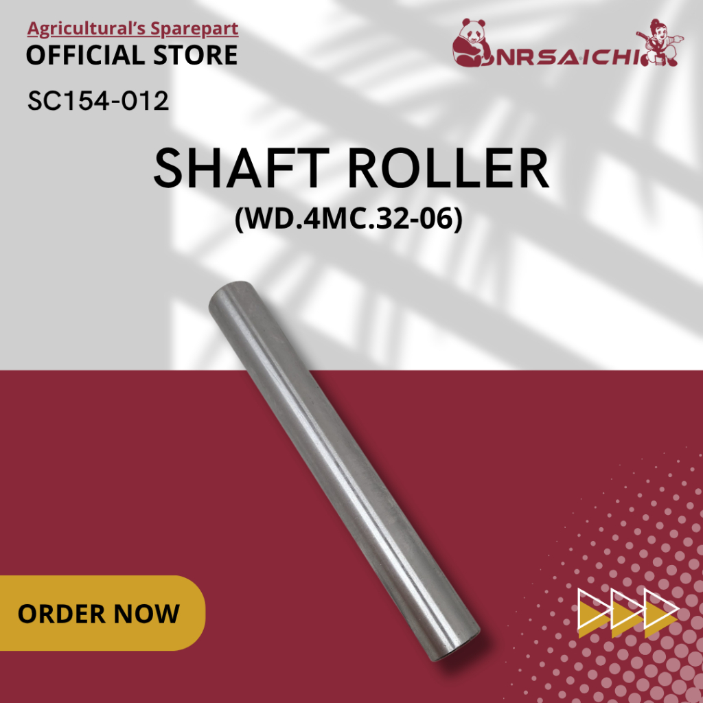NEW Shaft Roller WD.4MC.32-06 untuk Sparepart Combine Harvester MAXXI BIMO 102 nrsaichi