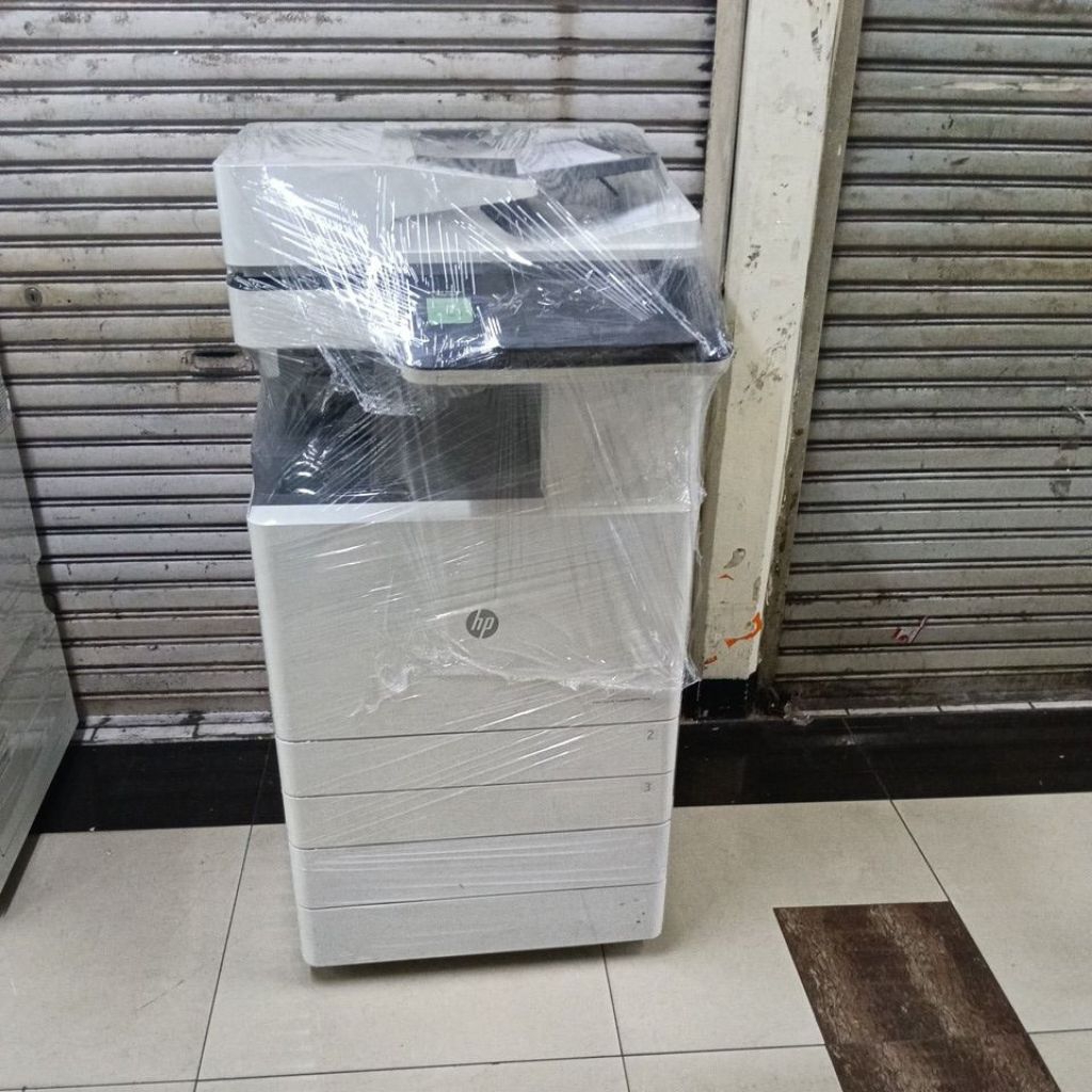 printer color LaserJet managed MFP E77825 mesin fotocopy color a3 siap pakai ppm cepat kapasitas ban