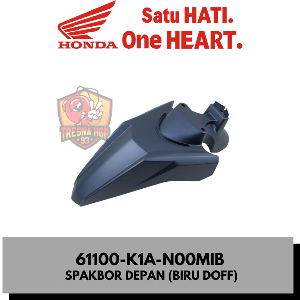 61100-K1A-N00MIB SPAKBOR DEPAN (BIRU DOFF) BEAT NEW ESP K1A ORIGINAL | FENDER FR 61100K1AN00MIB