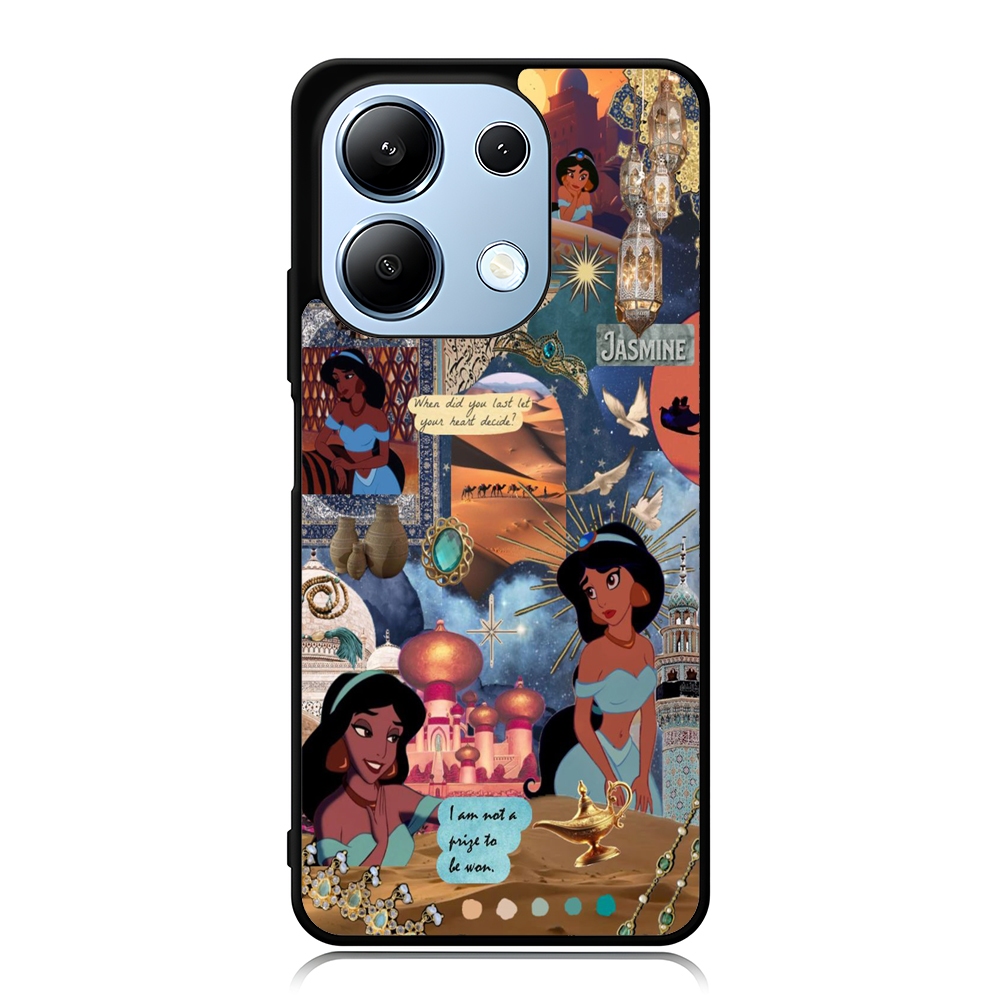 Redmi Note Series 14 13 12 11 10 9 8 7 6 5 Pro 4g 5g TPU Softcase Custom JASMINE Aladdin