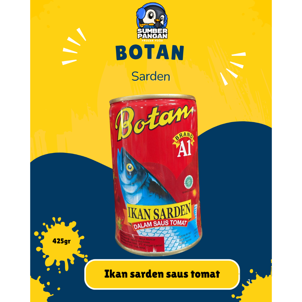 

Botan Ikan Sarden Dalam Saus Tomat 115gr&425gr