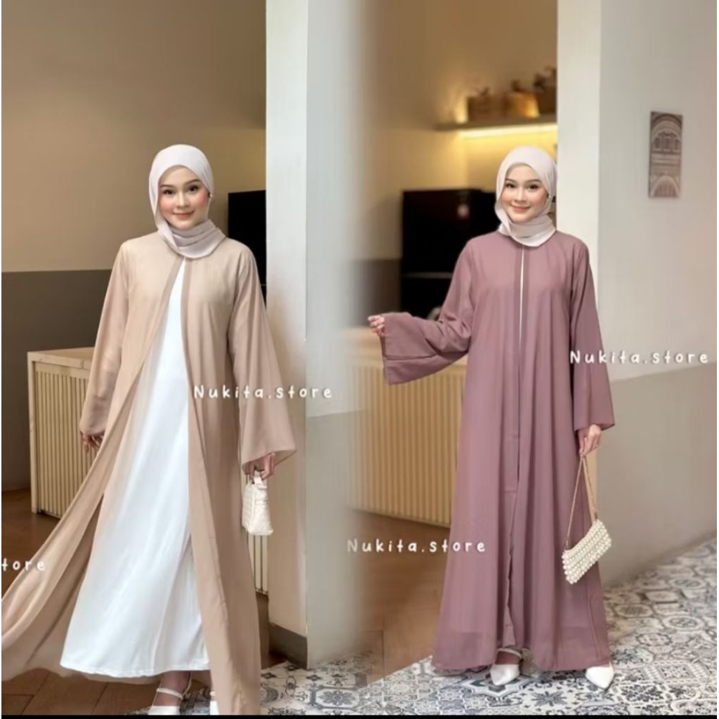 Sabrina Outer Ceruty Babydolll | Fashion Muslim | Outer Kekinian |