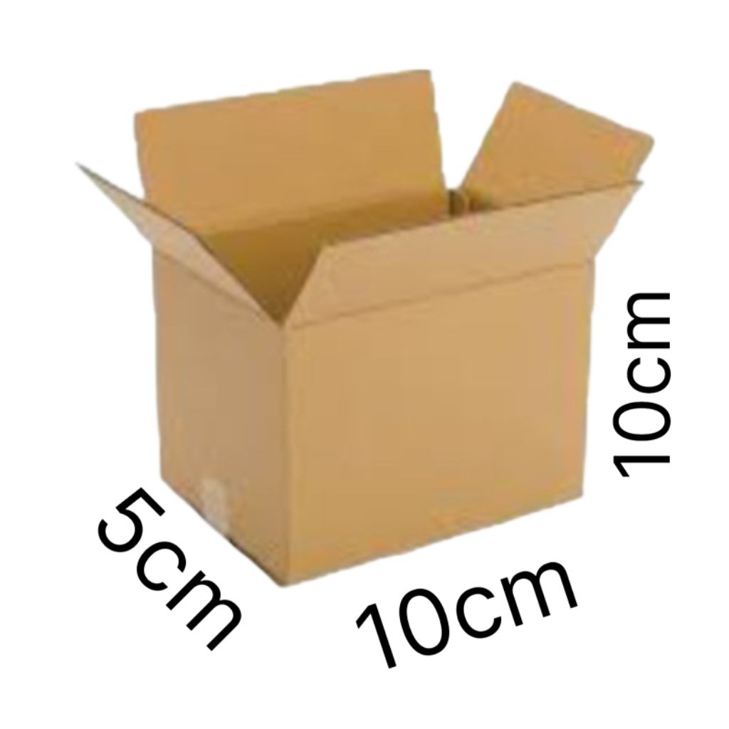 

Kardus Box Packing Polos Baru 10x10x5