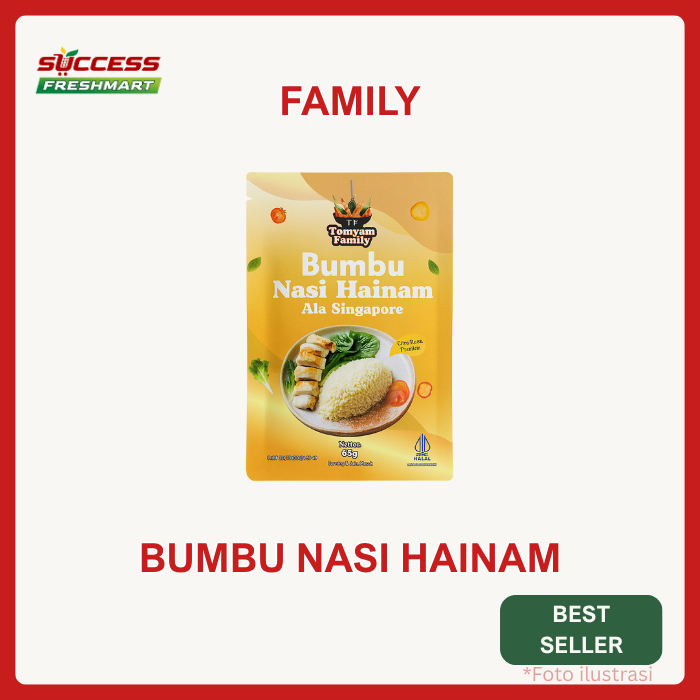 

Bumbu tomyam family rasa nasi hainam