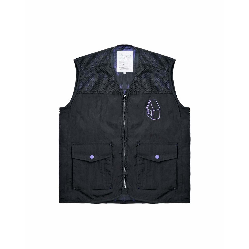 Vearst x Rub Of Rub Nylon Vest Lune Black