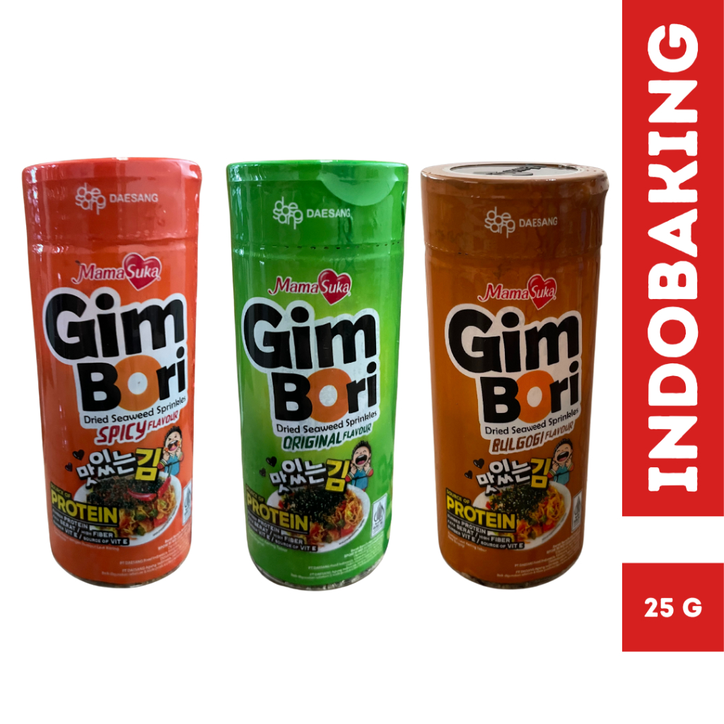 

MamaSuka Bon Nori / Gim Bori Rumput Laut Kering Tabur Botol 30g