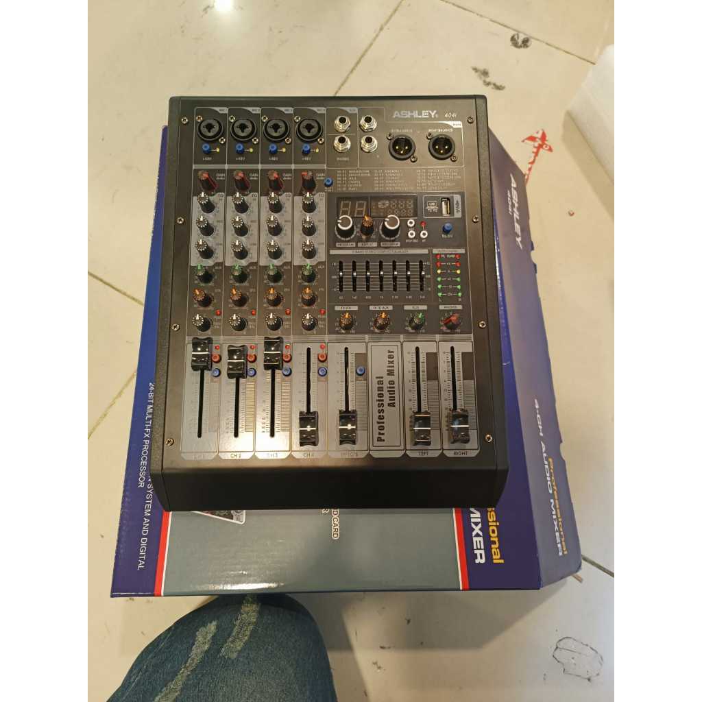 MIXER AUDIO ASHLEY 404 I ORIGINAL ASHLEY 404I 4 CHANNEL SOUNDCARD