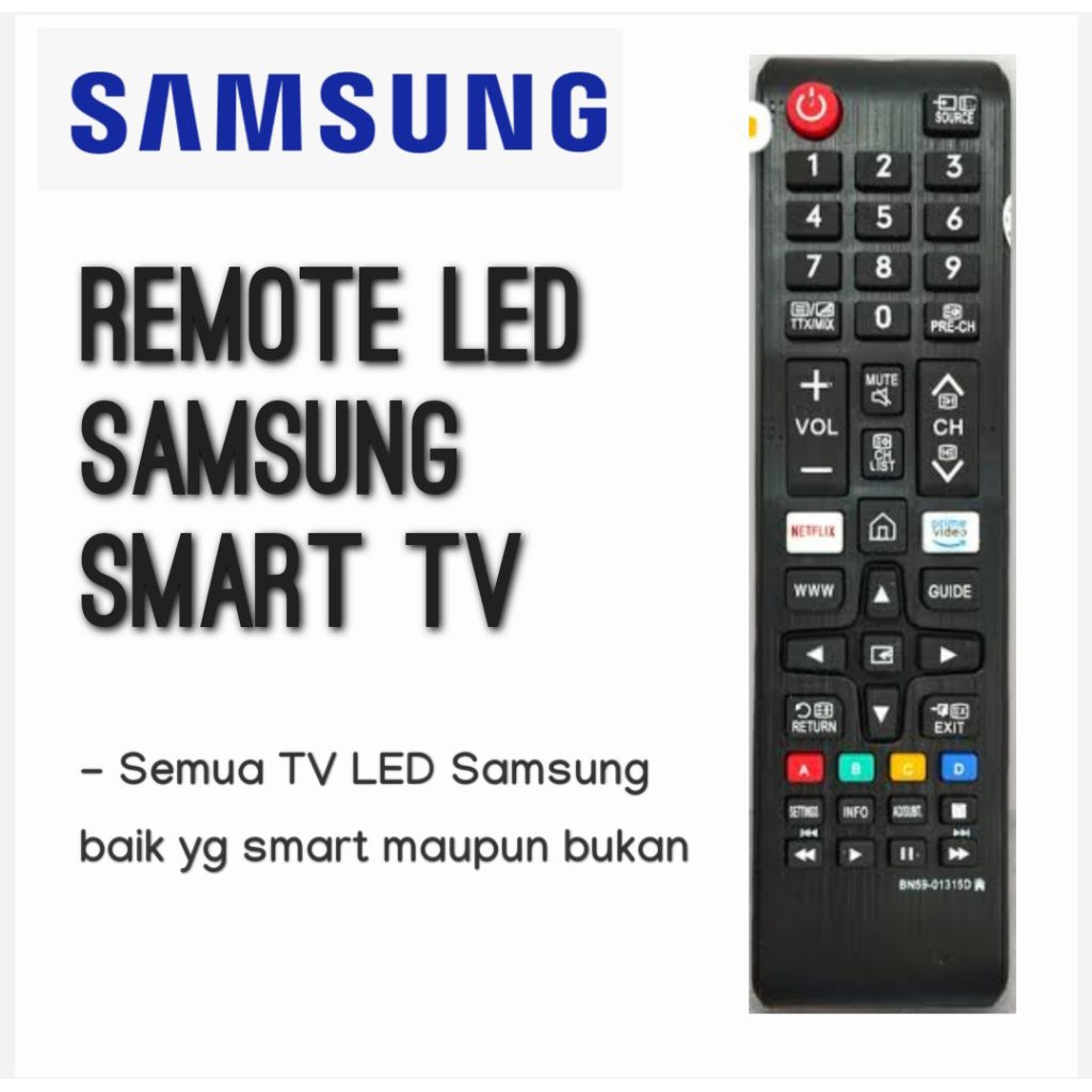 Remote TV LED Samsung Smart 32 43 50 inch