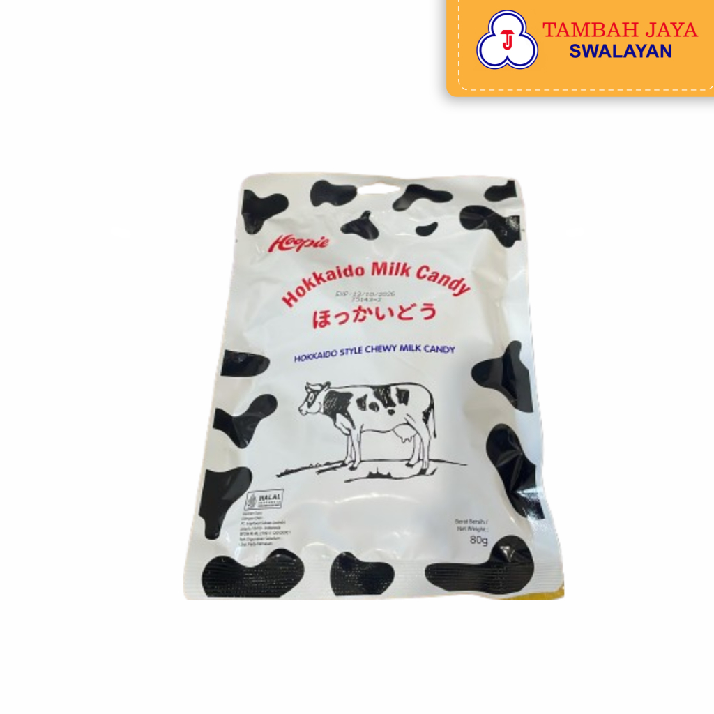 

Hoopie Hokkaido Milk Candy 80g Permen Susu Halal Hokkaido Style Chewy Milk Candy