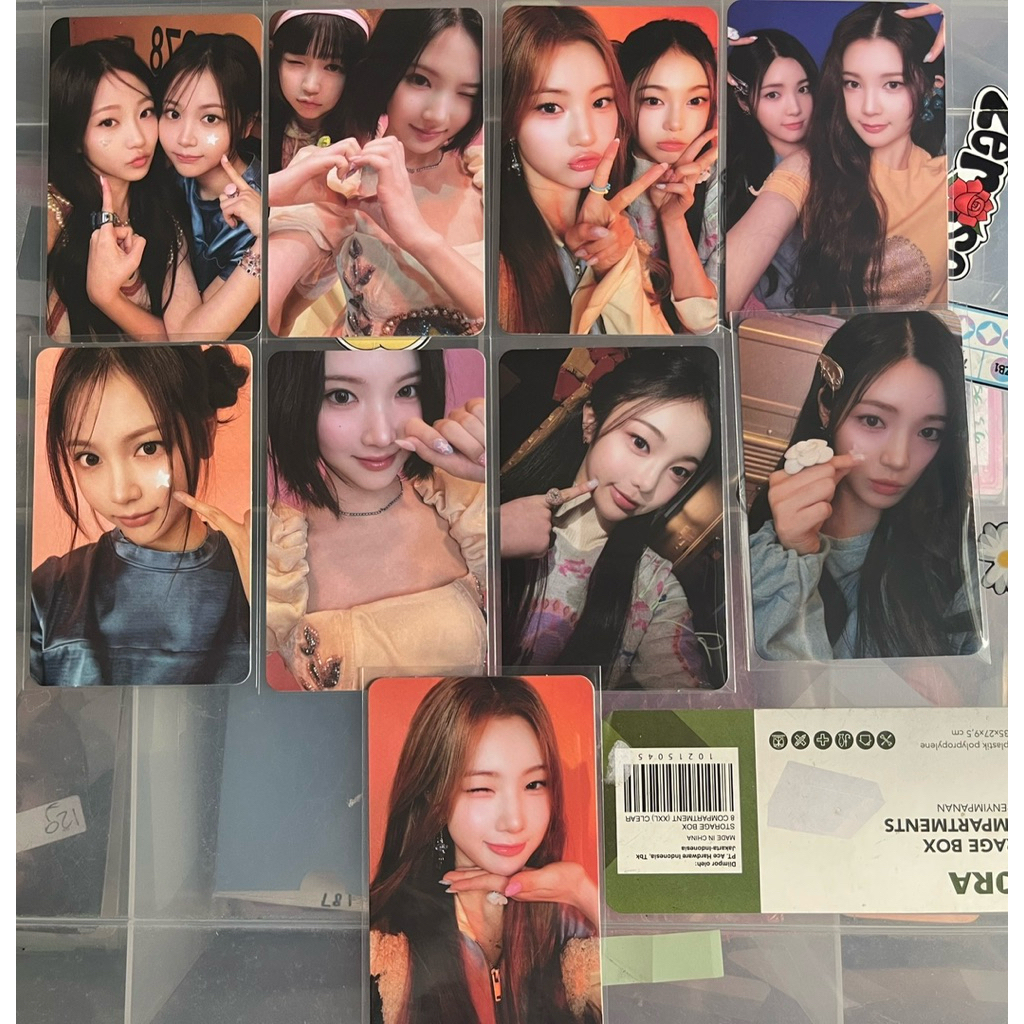 [READY/OFFICIAL] hearts2hearts JIWOO STELLA A-NA ANA YUHA GROUP THE CHASE PC PHOTOCARD ALBUM