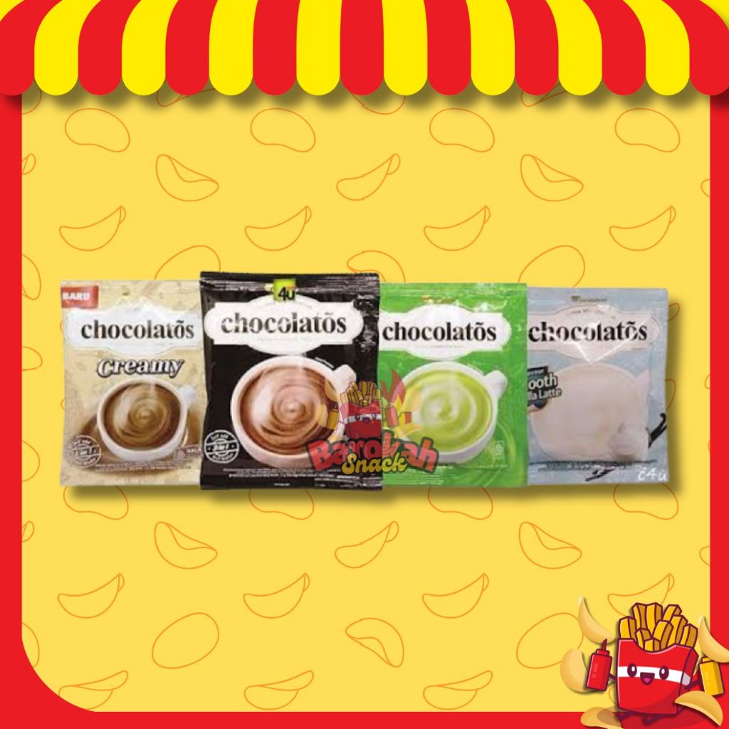 

CHOCOLATOS DRINK / MINUMAN VIRAL / COKLAT MATCHA CREAMY VANILLA / JAJAN VIRAL / SNACK HARIAN / CHIKY / RENTENG / SNACK ANAK ANAK / COKLAT WARNA WARNI