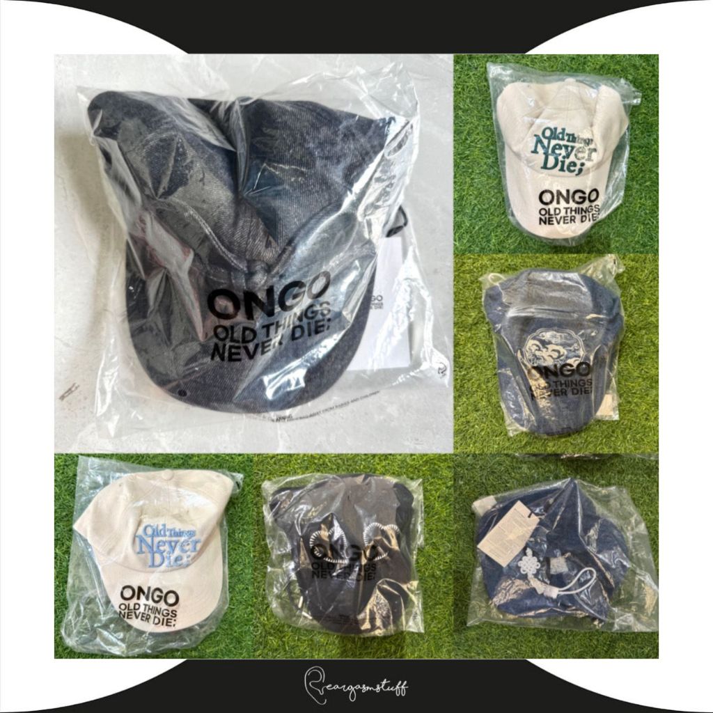 ONGO OLD THINGS NEVER DIE BALL CAP / DOUBLE FLOWER KNOT / DOUBLE CLOVER / CORDUROY FLOWER / SYMBOL K