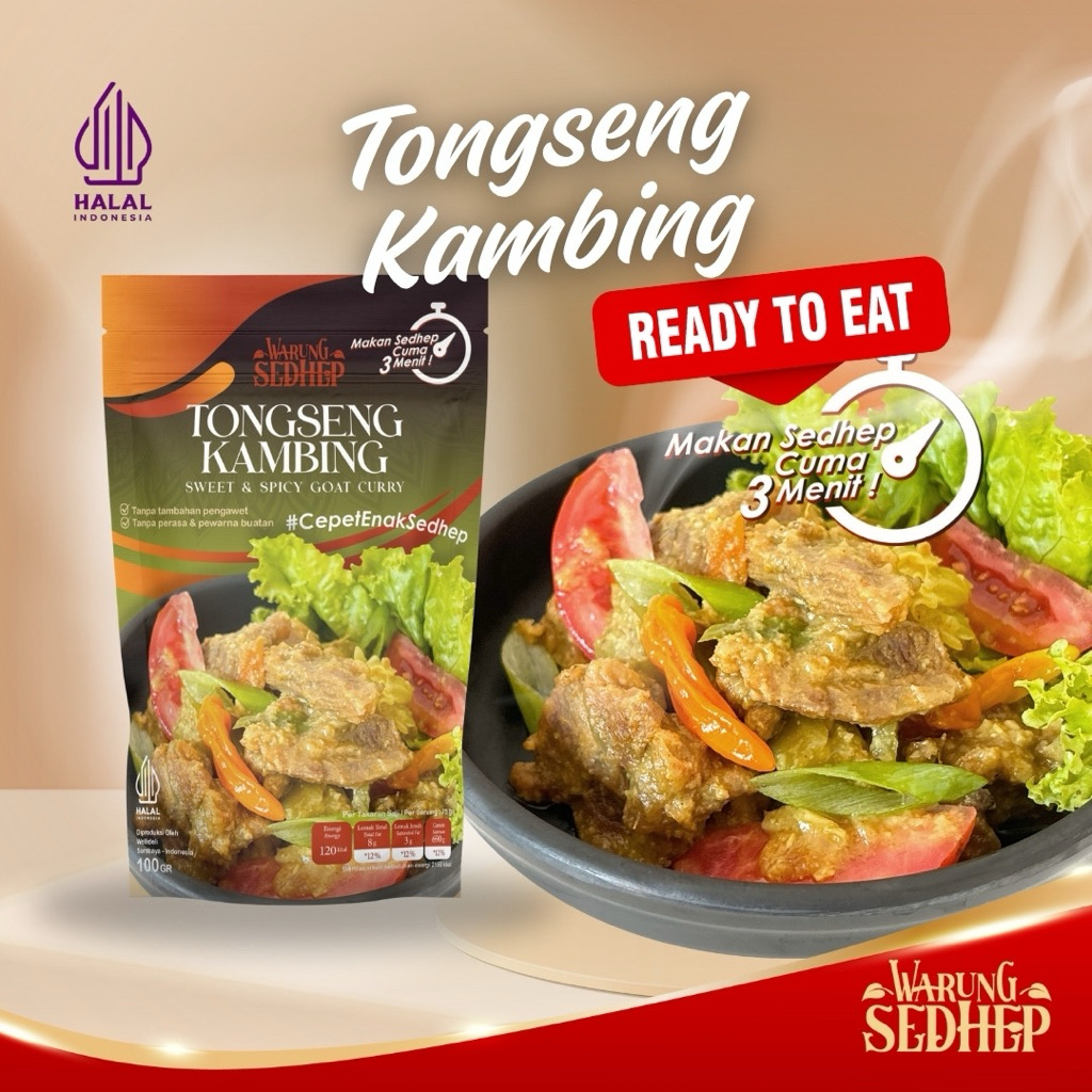 

Tongseng Kambing Sedap Gurih | Makanan Siap Saji | Tanpa MSG dan Pengawet
