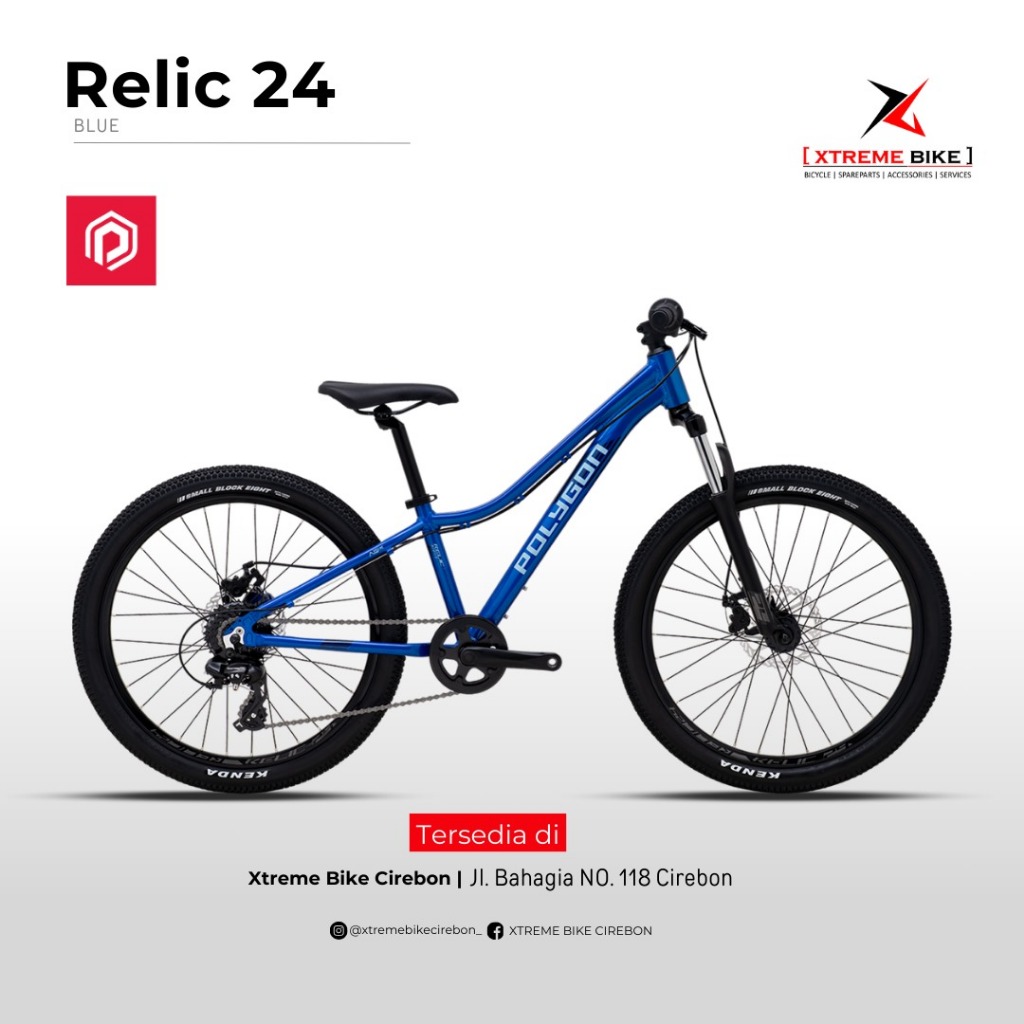 Sepeda MTB 24" Polygon Relic 24 - Sepeda Gunung Anak