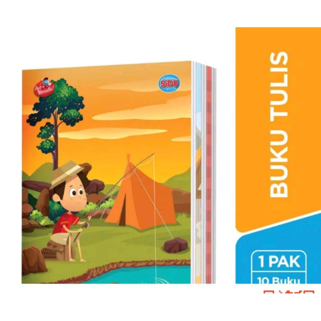 

buku tulis sidu isi 58 dan 38 buku sidu 1 pak isi 10 buku