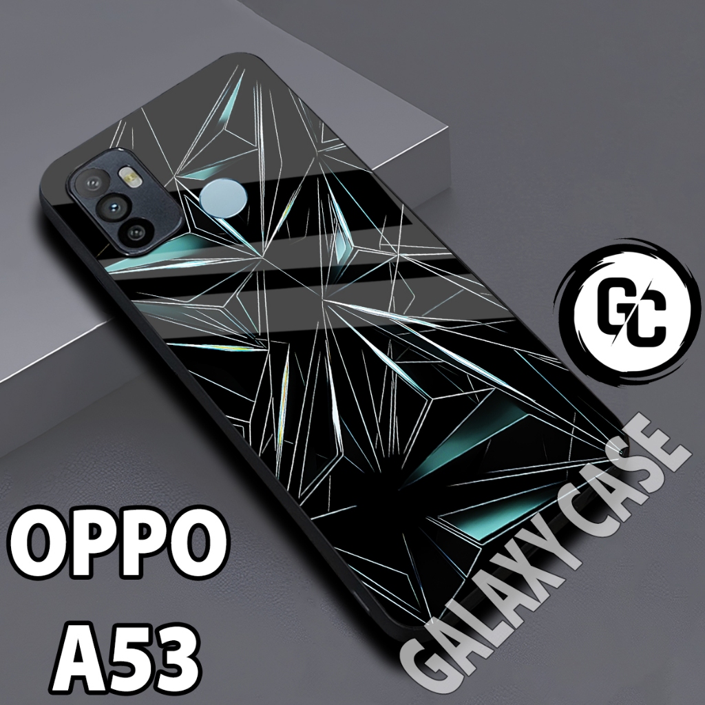Softcase glossy OPPO A53/Case OPPO A53 Abstrak/case OPPO A53 glitter/casing/case hp OPPO A53