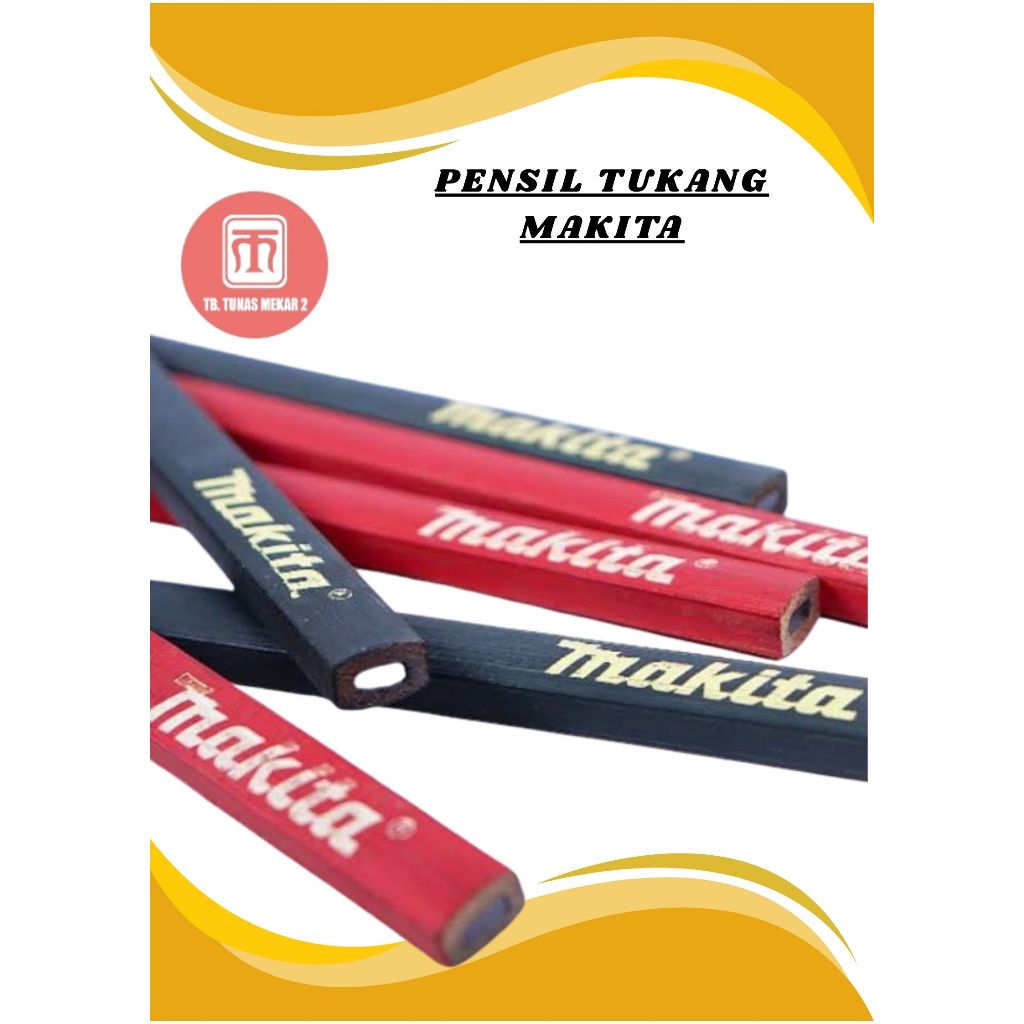 

Pensil Tukang Kayu Makita Pensil Tukang Kayu Bangunan Original / Pensil Tukang Kayu