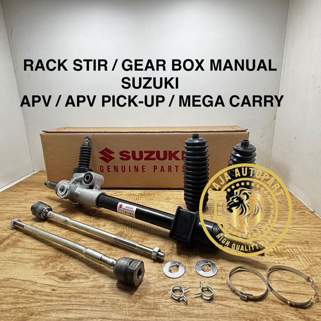 RACK STIR GEAR BOX ASSY APV MANUAL PICK UP MEGA CARRY PICKUP STEERING STERING RAK BAK WORM BOREM WOR