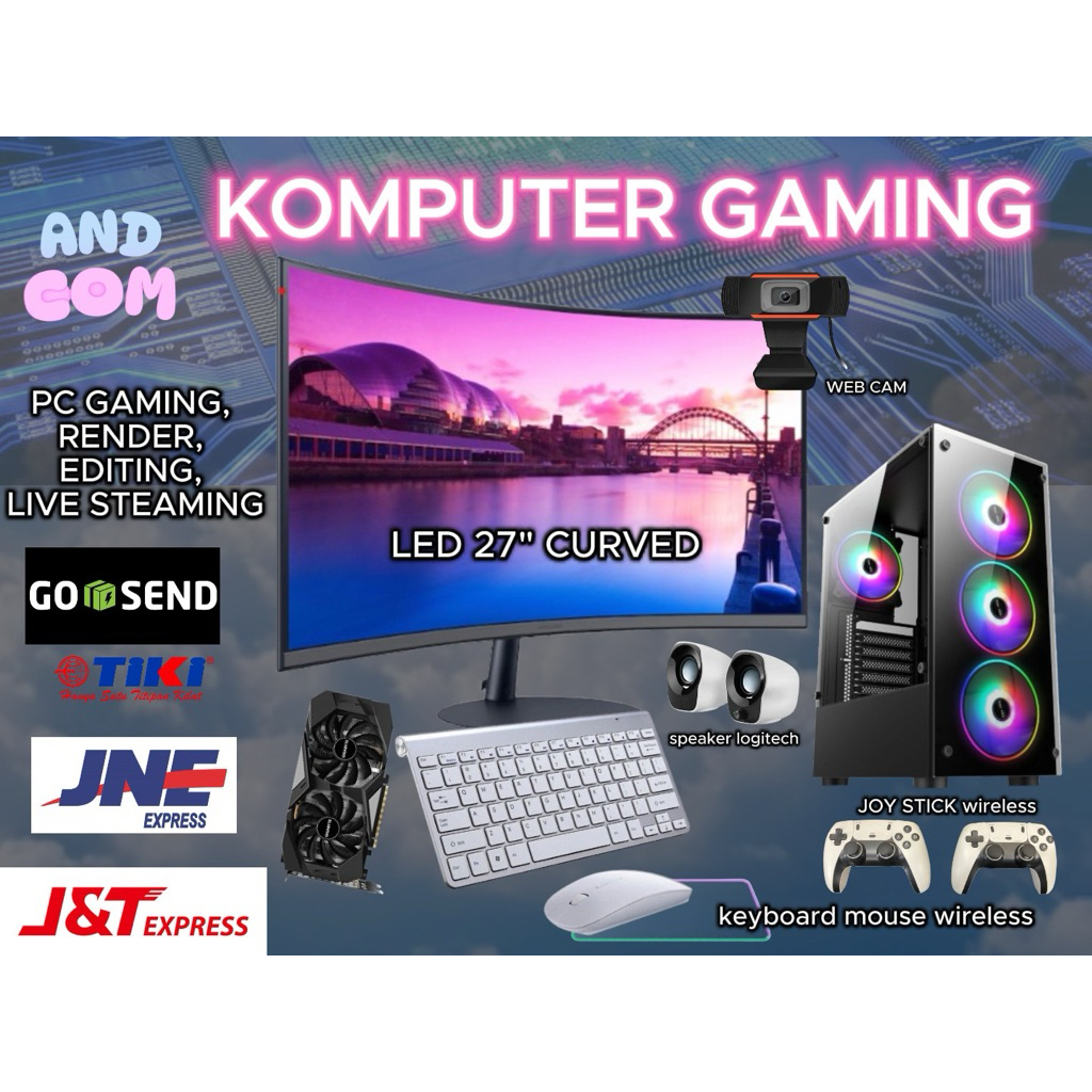 Komputer Pc Gaming Core i7 RTX 3050 32G