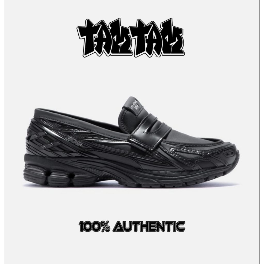 New Balance 1906L Loafers X Junya Watanabe Black Leather 100% Original