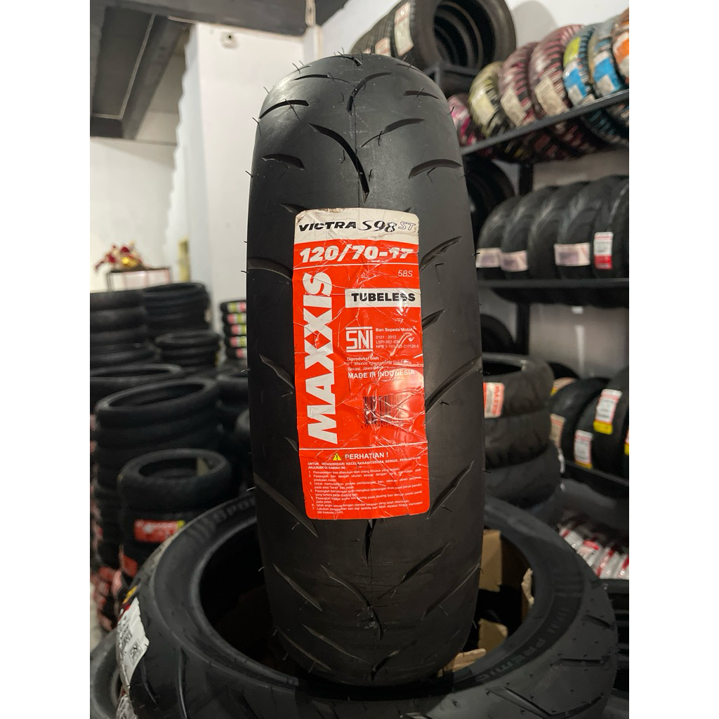 maxxis victra st 120/70-17 soft compound harian