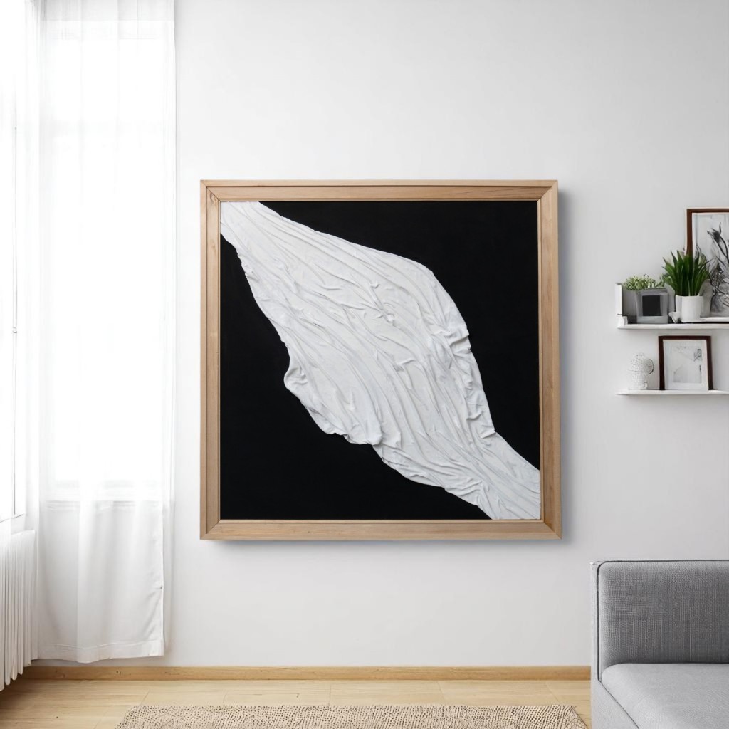 Lukisan Dinding Aesthetic Fabric Art Handmade