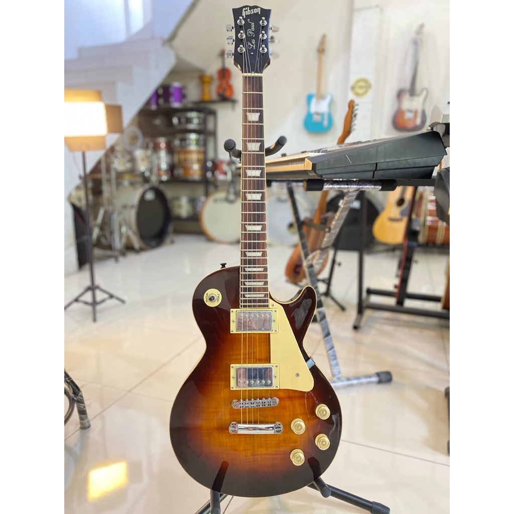 gitar elektrik gibson Les paul pickup Original Gratis pecking kayu