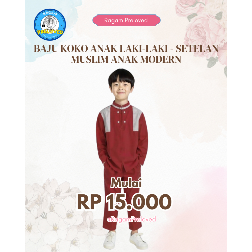 Setelan Baju Koko Anak Laki-laki – Preloved Baju Koko Anak