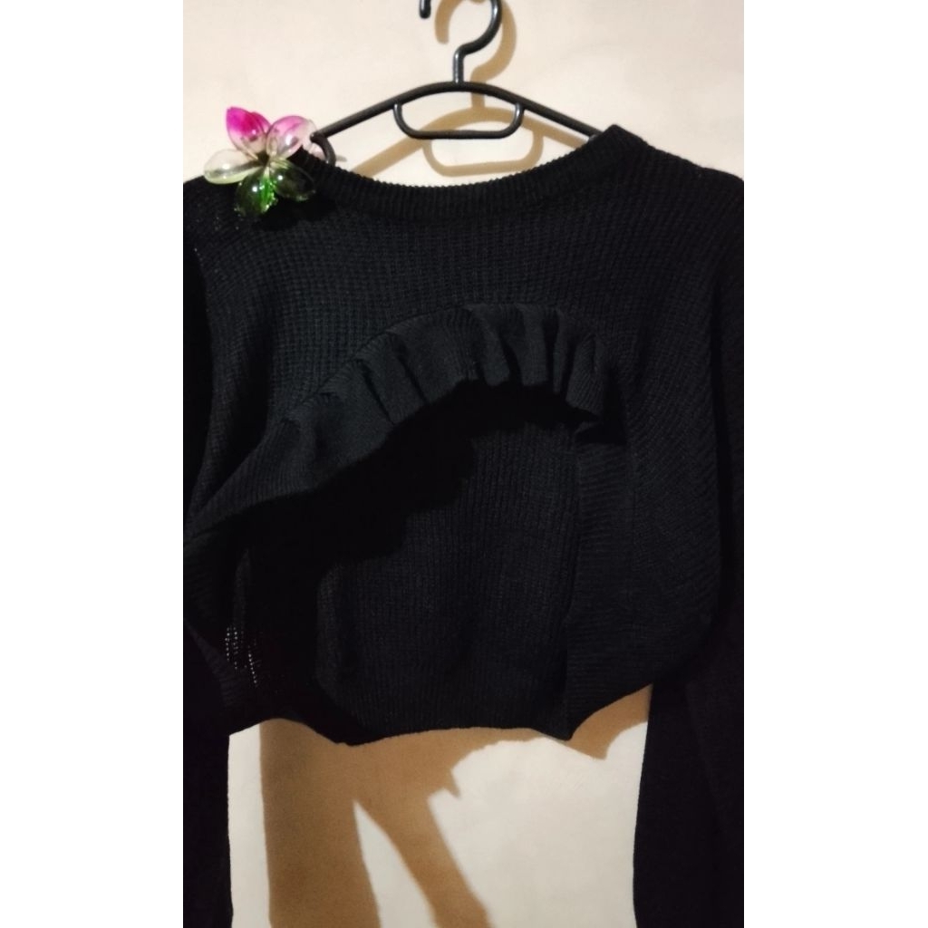 preloved cardigan crop