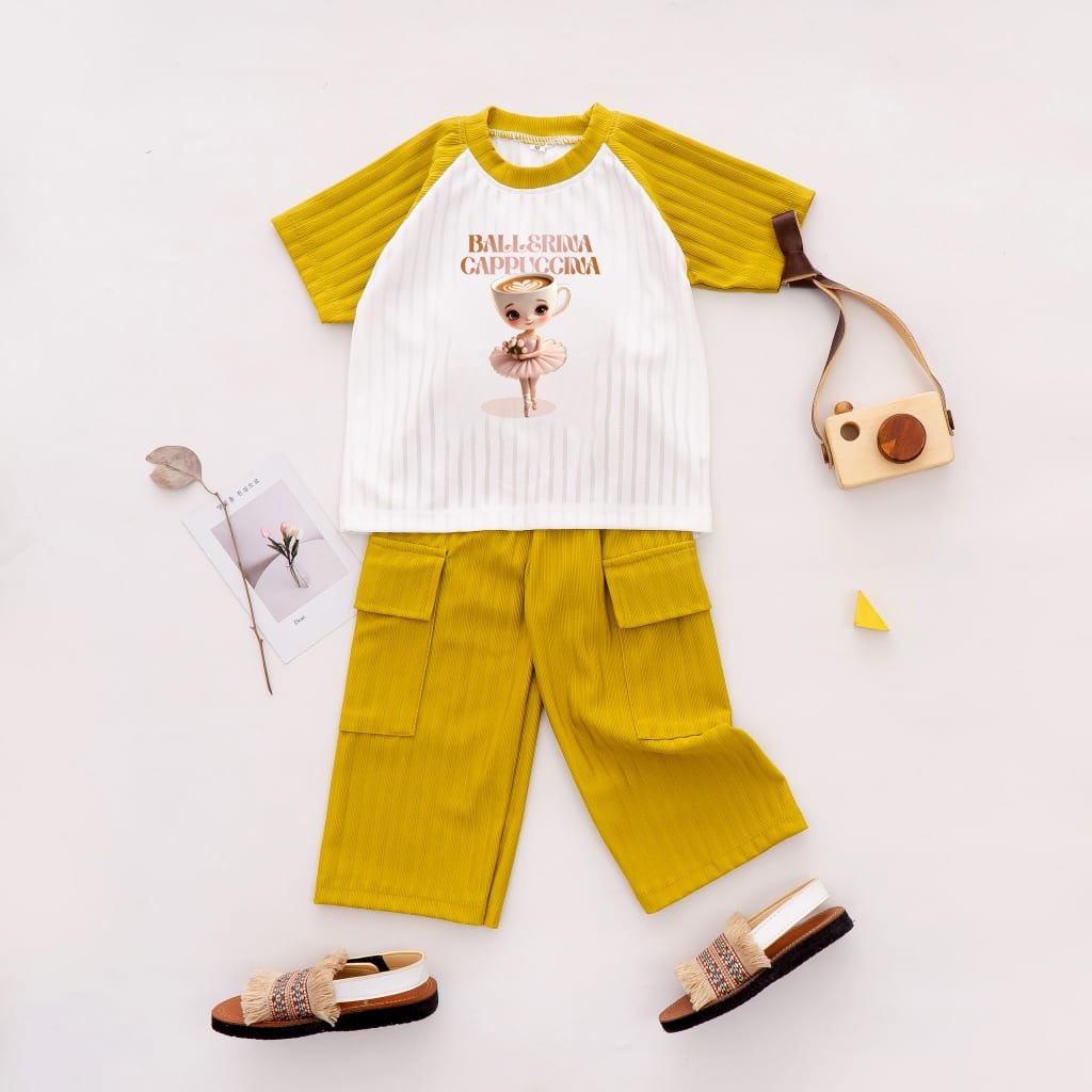 Stelan Anak Perempuan 2-8 Tahun / Setelan Anak Perempuan 8 Tahun BALERINA