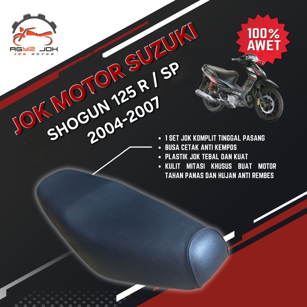 Jok motor shogun 125 jok suzuki shogun 125 R / SP 2004-2007