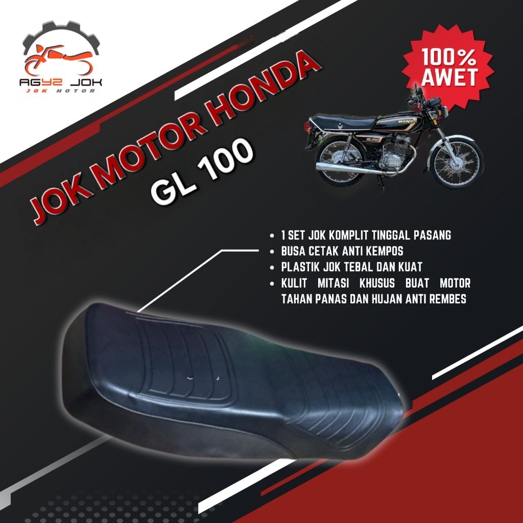 Jok motor gl 100 jok honda gl 100