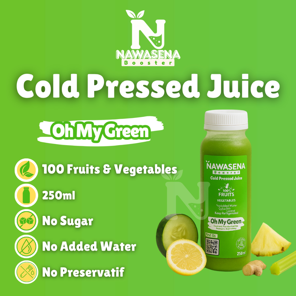 

Cold Pressed Juice Oh My Green 250ml