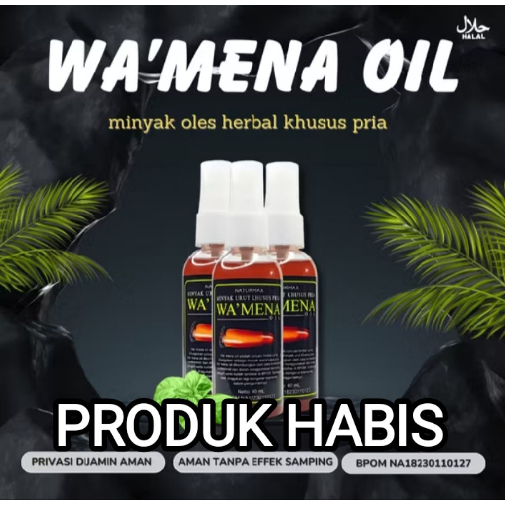 pembesarpenis WA'MENA DAUN TIGA JARI BPOM PEMBESARPENIS PERMANEN 100℅ ORIGINAL & HALAL | Aisahhh 99