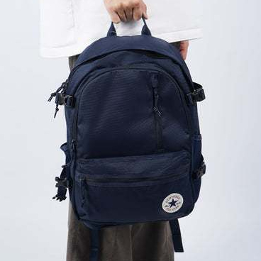 Tas Converse Straight Edge Backpack Obsidian Casual Sports Lifestyle Ransel Punggung Gunung Original