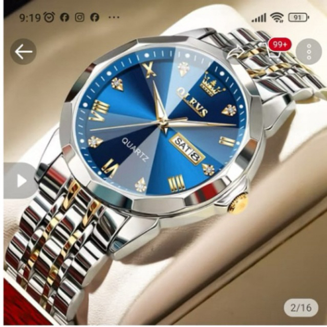 TERMURAH  OLEVS Jam Tangan Pria Anti Air