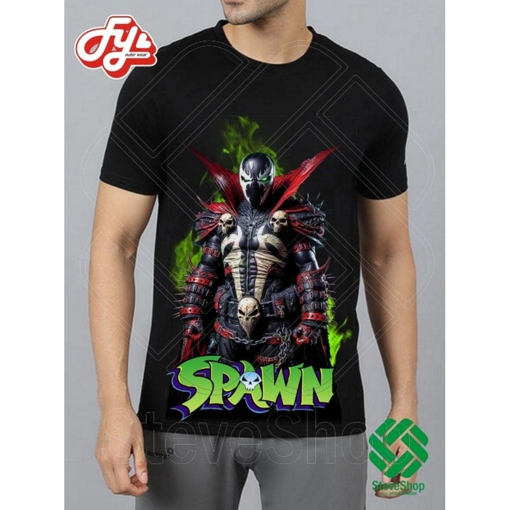 Kaos dewasa super hero Spawn (Spawn001 & 002)