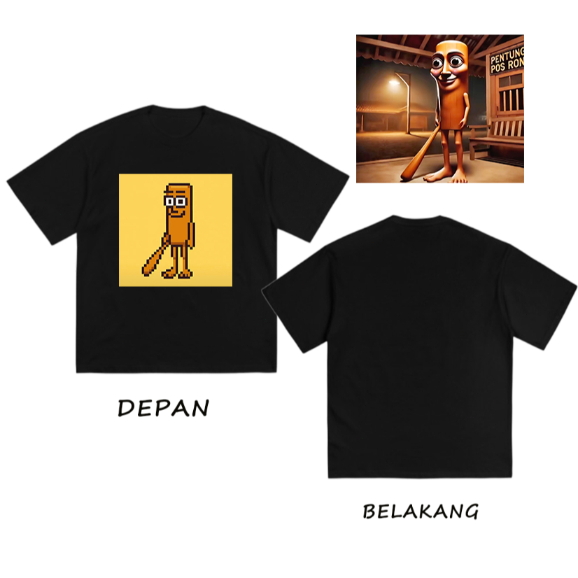 kaos jkt48 Baju Kaos Sablon Desain Sendiri Anak Motif Tung tung tung sahur Logo Nama Kata Kata Tulis