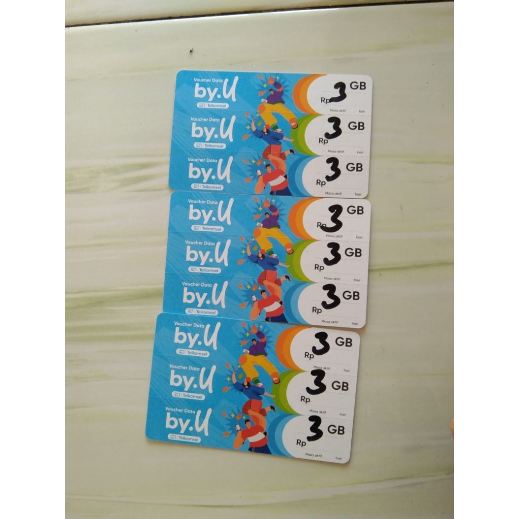 Voucher Byu Kuota Nasional 3 GB