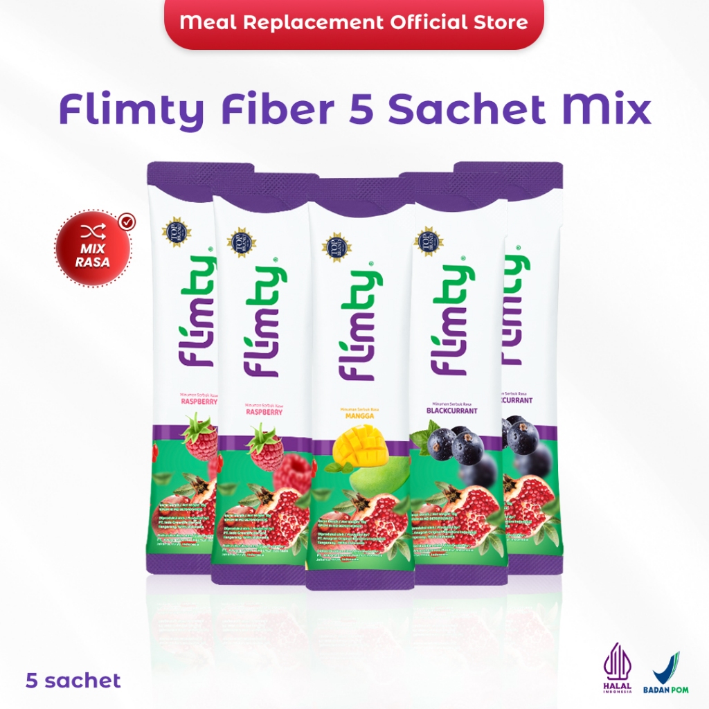 FLIMTY Fiber Detox Antidioksidan Minuman Suplemen Diet Kurus - Aman