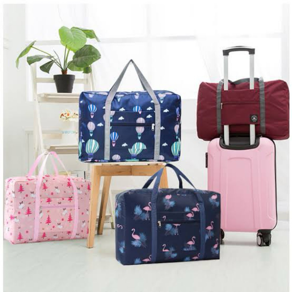 Tas Travel Lipat Besar Water Proof Tas Koper  Foldable Travel BAG Koper
