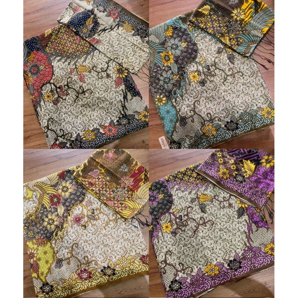 Batik Sutra Paris + Selendang