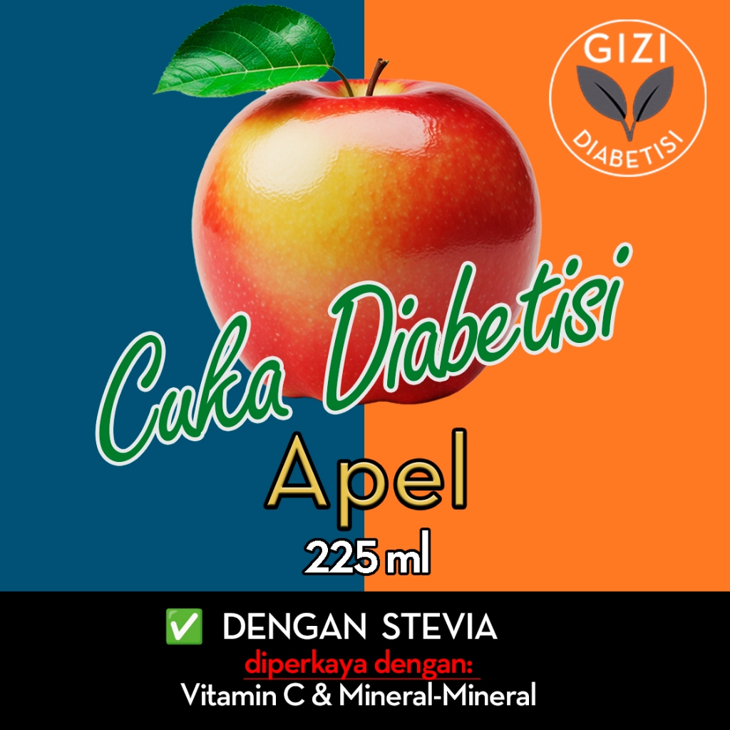 

CUKA DIABETISI - Cuka APEL (225 ml) alami khusus DIABETISI